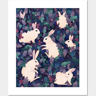 Rabbits Posters and Art